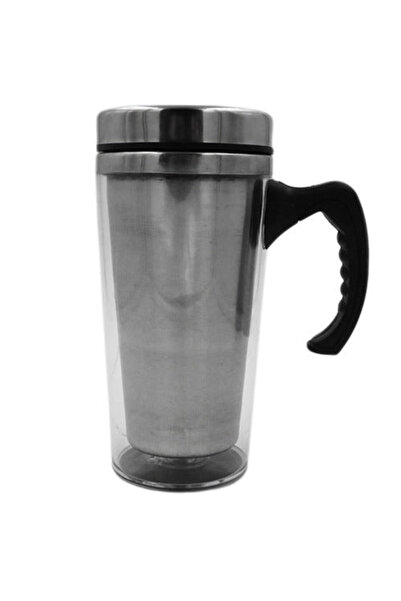 OEM Metal mug with photo insert 450ml