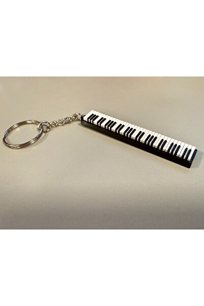 Cypnova سلسلة مفاتيح على شكل لوحة مفاتيح البيانو، سلسلة مفاتيح على شكل آلة ال...