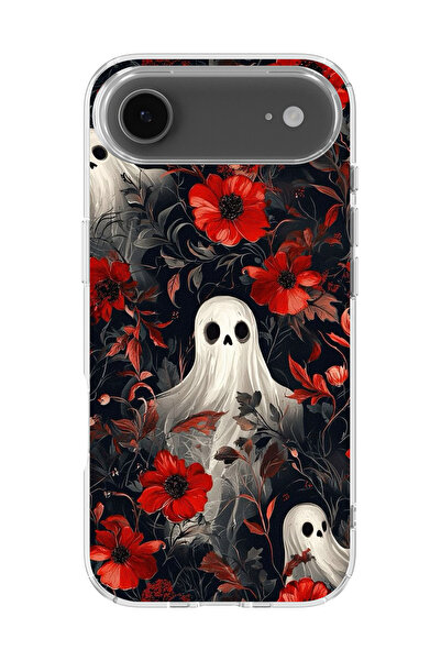 lelia غطاء هاتف شفاف مطبوع متوافق مع آيفون 17 إير |   المجموعة: دارك فورس دوم...