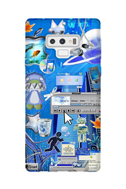 lelia حافظة هاتف شفافة مطبوعة متوافقة مع هاتف سامسونج جالاكسي نوت 9 |   مجموع...