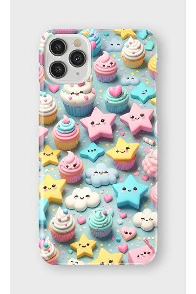 lelia حافظة هاتف شفافة مطبوعة متوافقة مع iPhone 11 Pro |   مجموعة: كاواي ميلك...