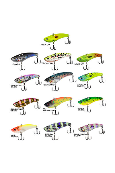 RYUJI Mirror Vib 9gr / 4.5cm Vibrasyon Jig Yem