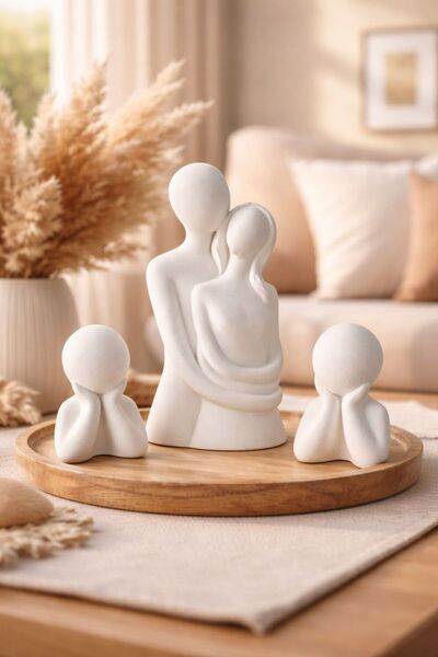 Dear Family Parents and 2 Children Family Trinket ( Presentation Not Included)