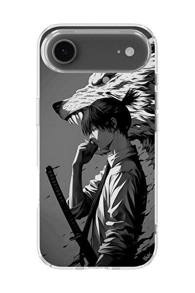 lelia غطاء هاتف شفاف مطبوع متوافق مع آيفون 17 إير |   المجموعة: دفتر رسم Anim...