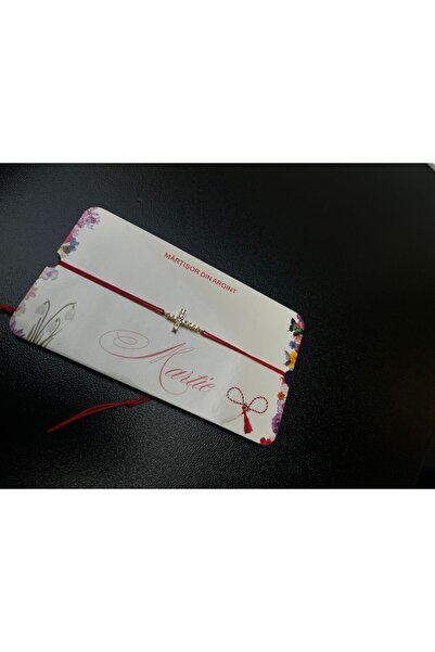 eboxluxury Mărțișor elegant Argint galben