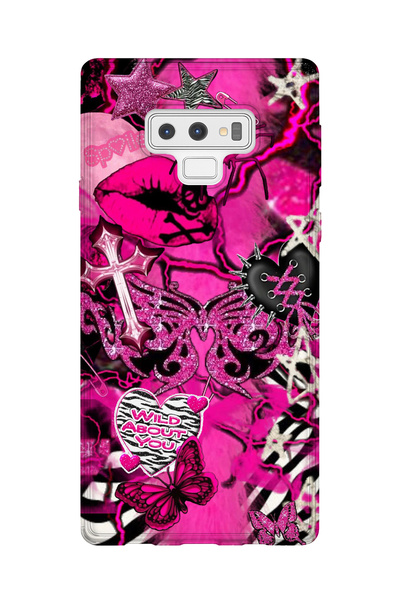 lelia حافظة هاتف شفافة مطبوعة متوافقة مع هاتف سامسونج جالاكسي نوت 9 |   مجموع...