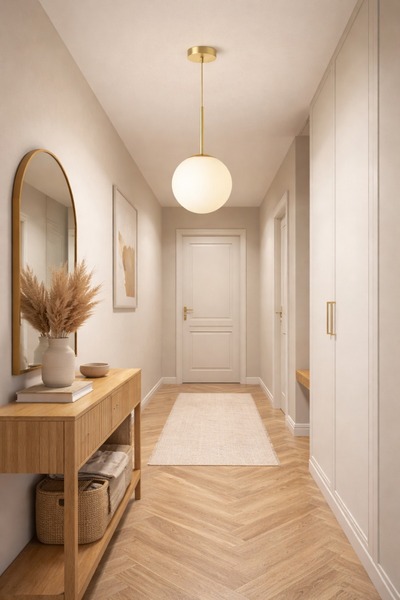 VEYRA Gold Cam Küre Tekli Sarkıt Avize | Modern Salon & Antre Aydınlatma | 20 cm