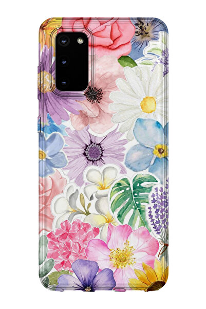 lelia حافظة هاتف شفافة مطبوعة متوافقة مع هاتف سامسونج جالاكسي S20 |   مجموعة ...