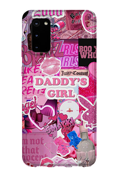 lelia حافظة هاتف شفافة مطبوعة متوافقة مع هاتف سامسونج جالاكسي S20 |   مجموعة ...