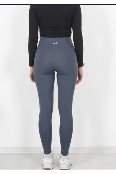 AL0 Back Printed High Waist Tightening Diving Leggings Winter Cotton