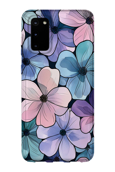 lelia حافظة هاتف شفافة مطبوعة متوافقة مع هاتف سامسونج جالاكسي S20 |   مجموعة ...