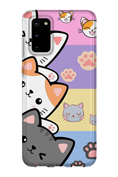 lelia حافظة هاتف شفافة مطبوعة متوافقة مع هاتف سامسونج جالاكسي S20 |   المجموع...