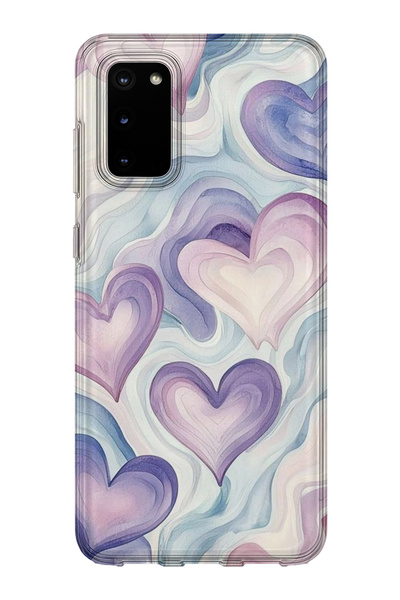 lelia حافظة هاتف شفافة مطبوعة متوافقة مع هاتف سامسونج جالاكسي S20 FE |   مجمو...