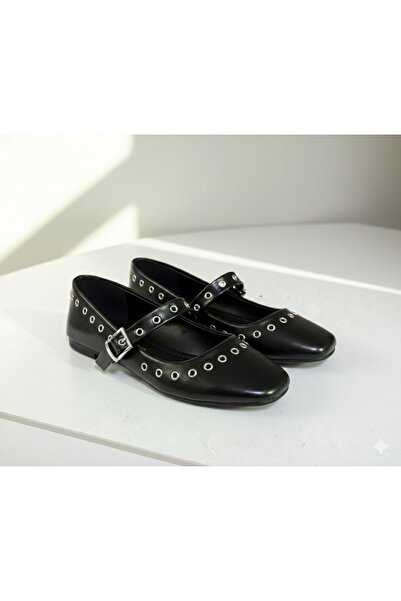 FEMME FATALE Balerini casual stilați cu talpă zimbalată