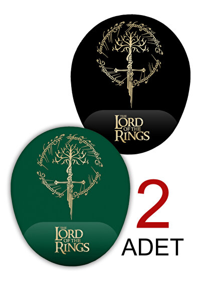 iyi fikirler 2 Pieces Lord of the Rings Wrist Supported Mouse Pad
