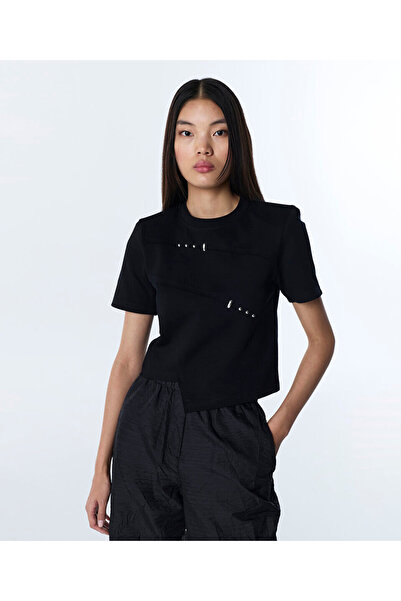 Twist METAL AKSESUARLI ASİMETRİK TİŞÖRT