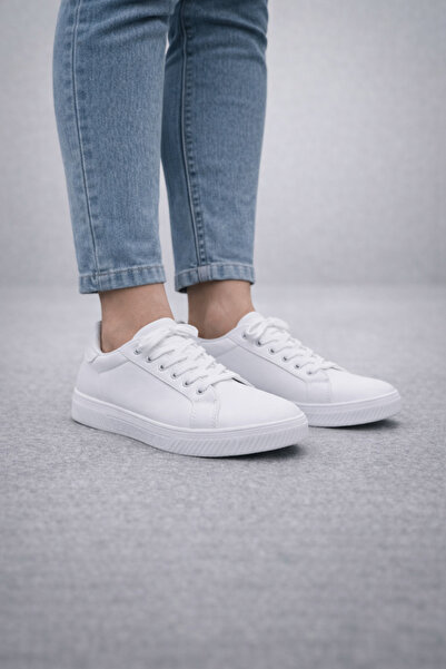 BayBayan Dnevne ženske sportske cipele Patike sa vezicama, udobne Lagan sa de...