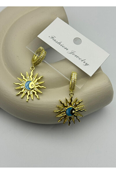 BİJU YILMAZ Vip gold stone dangle earrings - 26vipkp23