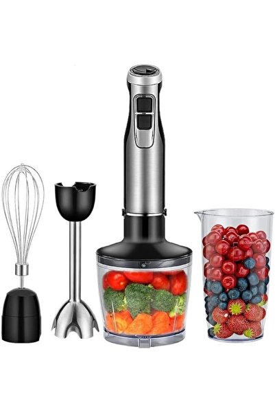 Generic 4-in-1 Hand Blender JJ-134 - with Chopper, Whisk and Cup