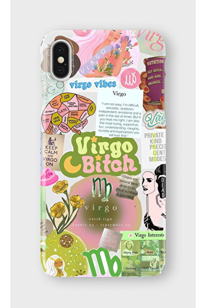 lelia حافظة هاتف شفافة مطبوعة متوافقة مع iPhone XS Max |   مجموعة: زودياك ميو...