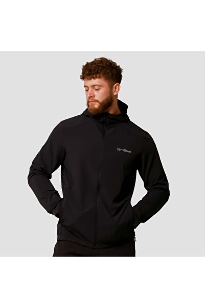 GymBeam Jachetă de alergare Pulse neagră
