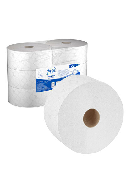 Kimberly-Clark Hârtie igienică Scott, rolă centrală, albă, 2 straturi, 314 m,...