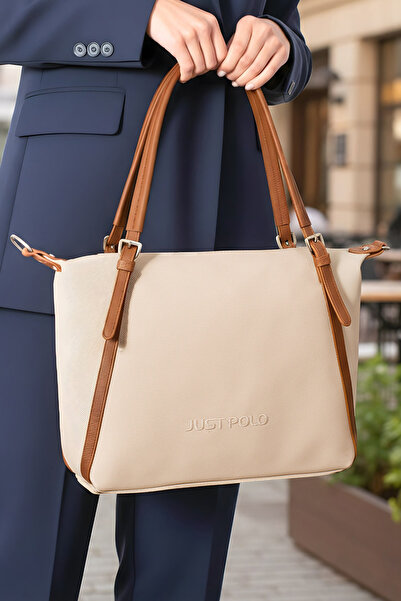 Just Polo Women's 4-Compartment Large Size Casual Long Strap Hand & Shoulder ...