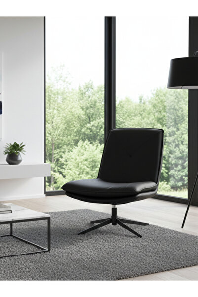 BEC13 كرسي جلد دوار مودرن بتصميم انسيابي مريح