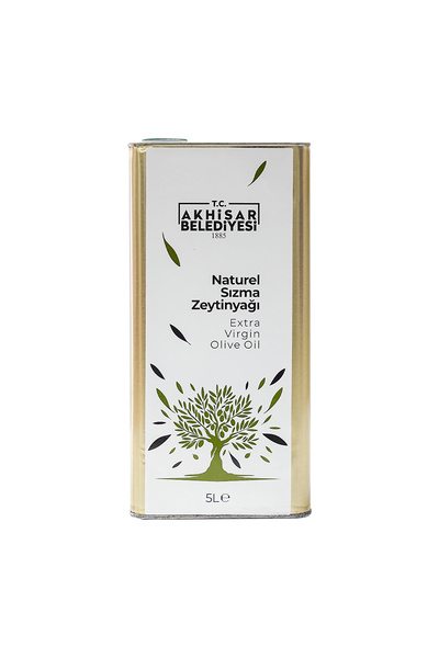 T.C. AKHİSAR BELEDİYESİ 1885 Zeytinyağı 5 LT TENEKE