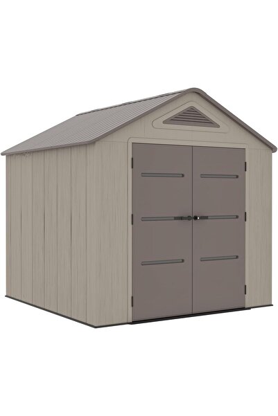 Divona Home 8’x8’ ft Premium HDPE Outdoor Garden Storage Shed