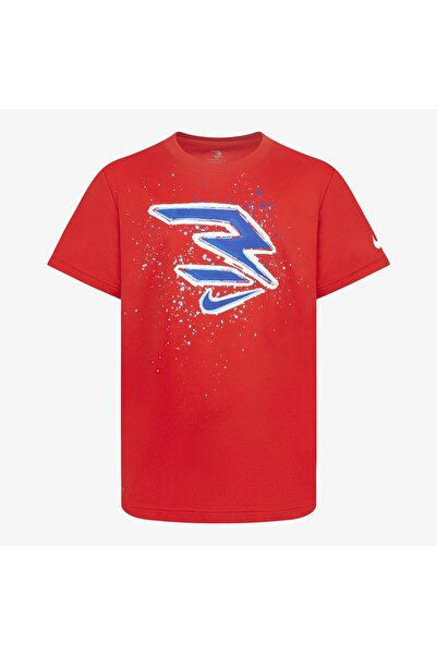 Nike Rwb Ikona poteza četkicom Dječji crveni dnevni T-shirt