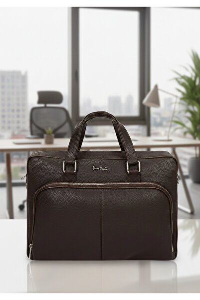 Pierre Cardin 01Pc001116 Unisex Brown Bag with Shoulder Strap Compatible with...