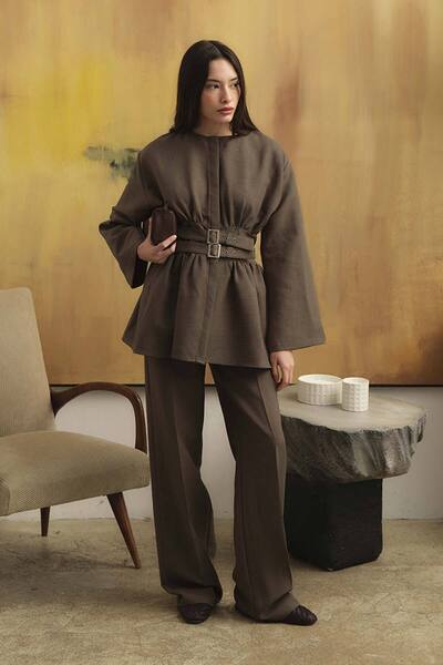 Hooopstore Τουνίκ βιζόν με διπλή πόρπη