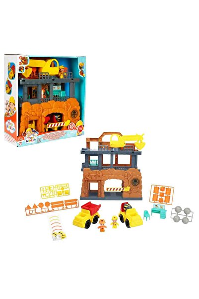 Sunman مجموعة ألعاب موقع البناء تايني كيدوم مع الصوت والضوء، 33 قطعة