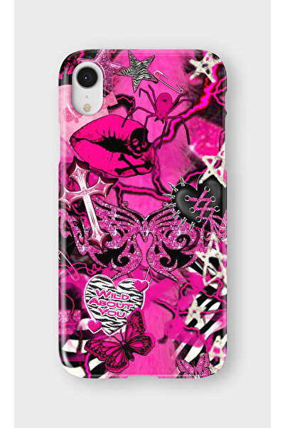 lelia حافظة هاتف شفافة مطبوعة متوافقة مع iPhone XR |   مجموعة كروماتيكا أورا