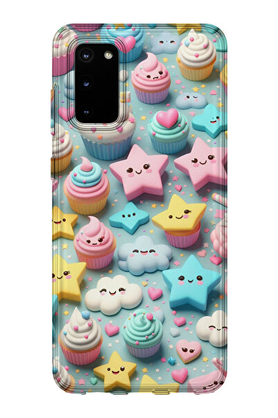 lelia حافظة هاتف شفافة مطبوعة متوافقة مع هاتف سامسونج جالاكسي S20 |   مجموعة:...