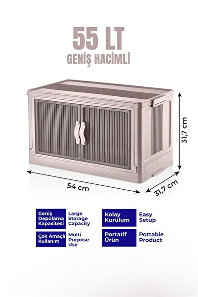 Bayev Pudra Tekli Portatif Organizer Dolap 3002 - Çok Amaçlı Mıknatıs Kapaklı...