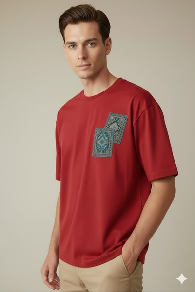 PENTHİLUS Carpet Printed Men t Shirt - Cotton Digital Printed Men t Shirt