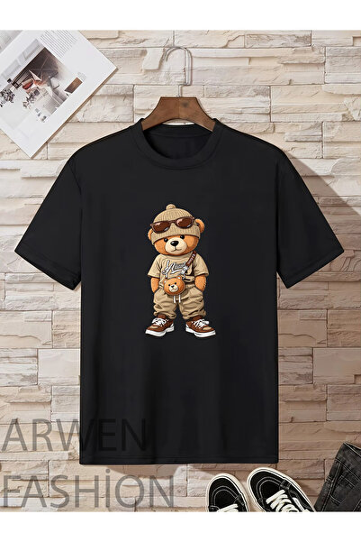 LELVANİ TRICOU UNISEX CU IMPRIMARE PE FRUNZĂLĂ, MODEL URS