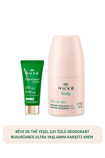 Nuxe Rêve de Thé Yeşil Çay Özlü Deodorant-Nuxuriance Ultra Yaşlanma Karşıtı K...