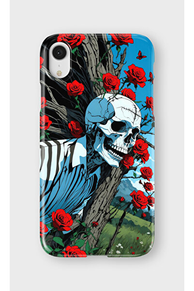 lelia حافظة هاتف شفافة مطبوعة متوافقة مع iPhone XR |   المجموعة: دارك فورس دو...