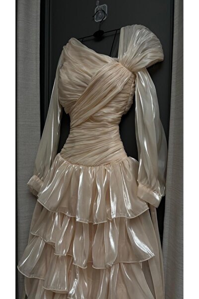 alweshah alahmar crinkle dress