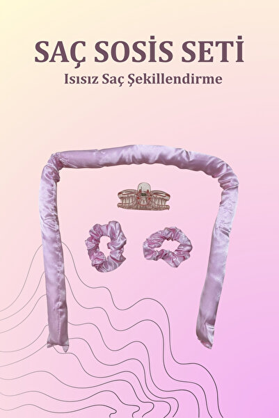 mon angel Women's Heatless Hair Styling Set Hair Bun Maker