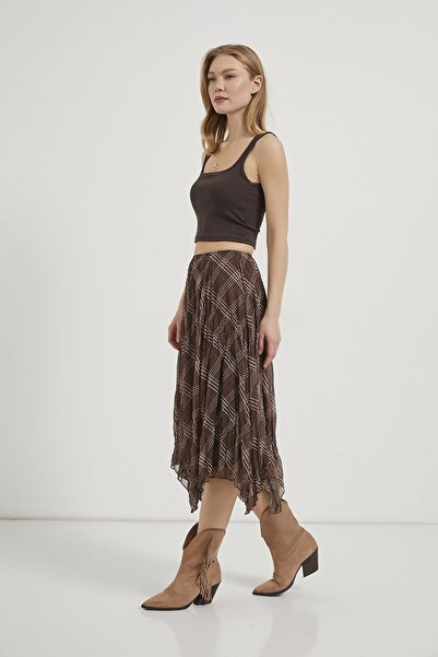 Arma Life ARMALIFE 1800 FUSTĂ DE DAMĂ DIN ȘIFON CU DETALII MODELATĂ