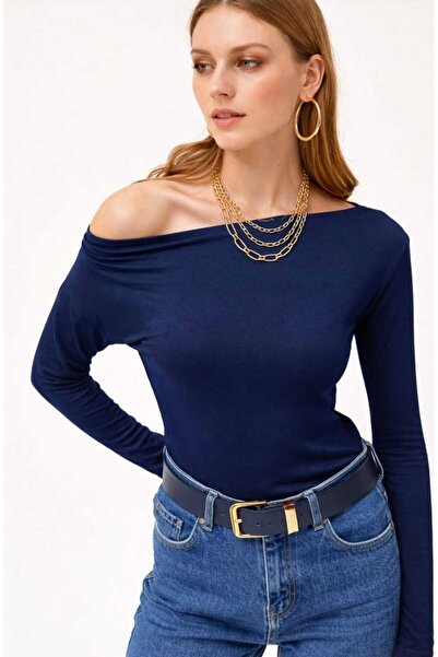 KİM Kİ O Women's Off Shoulder Black