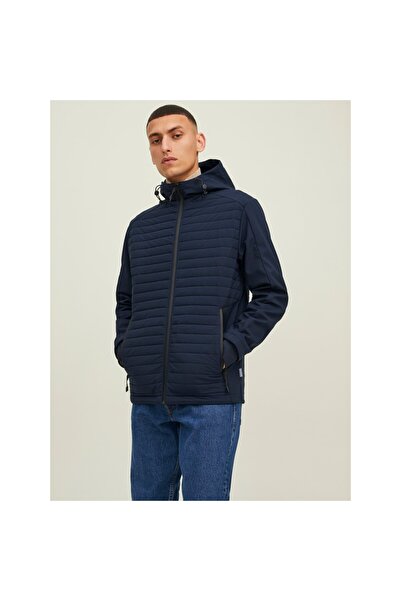 JJ Rebel by Jack & Jones Ανδρικό παλτό Jack&Jones Minimalist με κουκούλα - Ca...