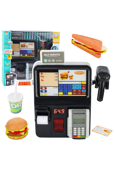 LeanToys Casa de marcat Fast Food House