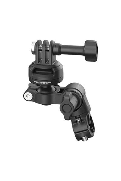 PgyTech Motorcycle/Bicycle Handlebar Mount for Sports Cameras, Black