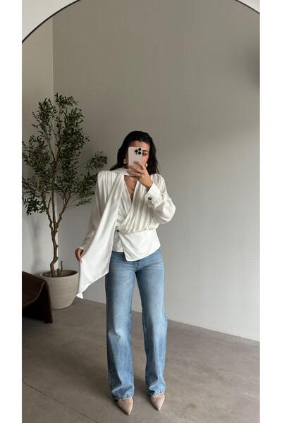 Bade Butik Svetloplave ravne Alena farmerke