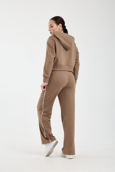 ZAZZONİ Basic Women's 3-Piece Tracksuit Set